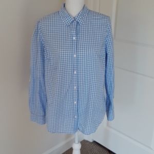 CHARTER CLUB: Relax Fit Gingham Check Shirt